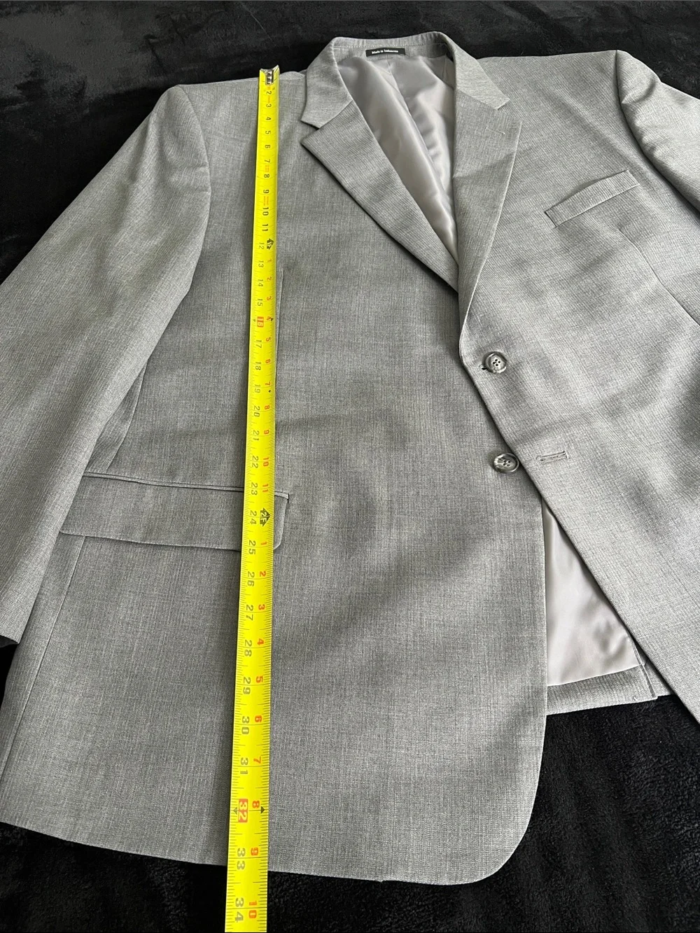 Wool blend Light Gray Blazer